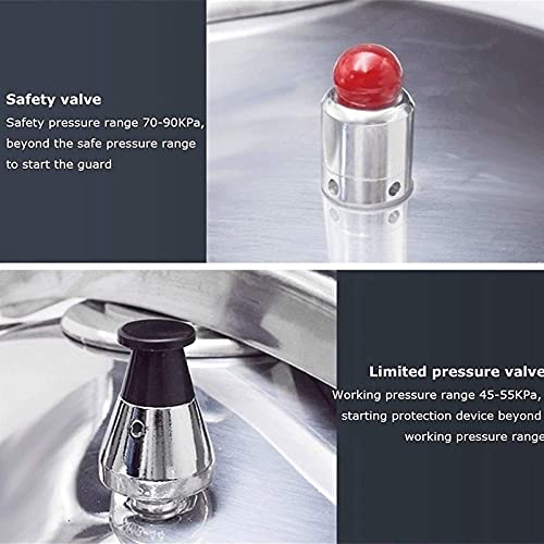 Household Cooker Large Capacity Explosion-proof Electric Pressure Cooker Family Gas Stove Hot Pot Special Price Hotel Restaurant Kitchen Cooking Pot (Size : 50L) - Image 8