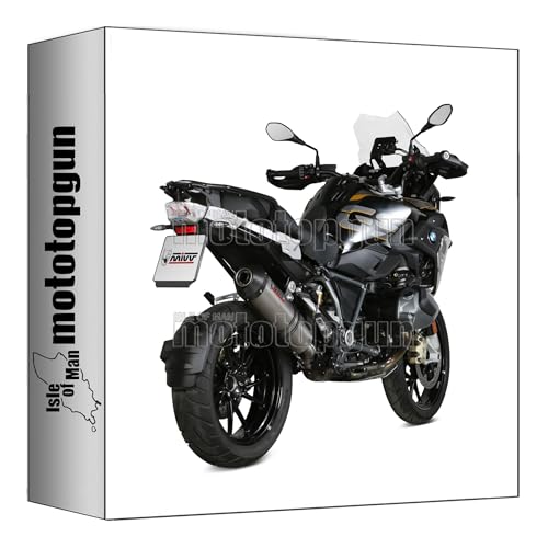 Échappement Mivv Oval Titanium pour BMW R1250GS 2023 en voyage et roadtrip