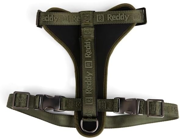 Reddy by Petco Jacquard Dog Harness Olive Medium