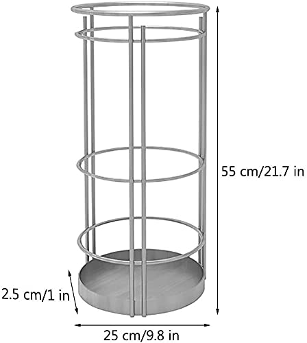 Support Parapluie Doré et Bac anti-goutte pour Sol Propre - 2