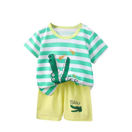Image of Toddler Baby Boy Clothes for 2t 3t Boys Cute Summer Short Sleeve T-Shirt Tops Shorts Clothes Sets Baby Boy Outfits