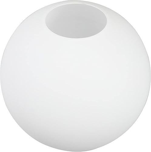 Miniatura 1 de Kichvoe Cubierta de lámpara colgante de 4.7 pulgadas, pantalla de vidrio blanco de repuesto para lámparas de vidrio esmerilado con lámpara de globo