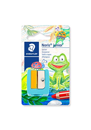 STAEDTLER 514 10 BK ST, Afilalápices Buddy extragrueso, para uso infantil, idóneo para lápices anchos