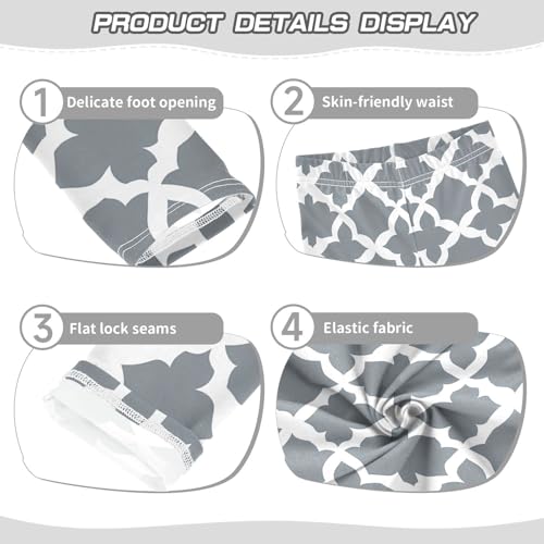 Girls' Leggings Children's Yoga Pants Skinny Printed Dance Plaid Comfortable 4T2