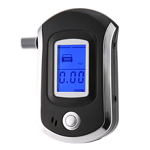 Image of Professional Digital Breath Alcohol Tester AT6000 | Portable High-Accuracy Breathalyzer & Alcohol Detector | Fast BAC Results for Driver, Home, Workplace, Event Safety
