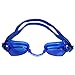 Water Gear Vector Metallic Anti-Fog Swim Goggles - Less Glare & UV Protection Lenses - Dual Silicone Headband - Racing Swimming Goggle for Men & Women (Silver)