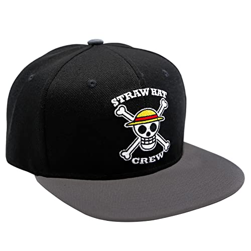 Casquette snapback pour homme ABYstyle noire visière plate mode