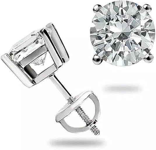 1/2 Carat Round Cut Lab Grown Diamond...