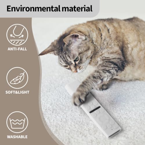 Image of Oboe Silicone Tv Remote Cover Compatible with Samsung Smart Tv Remote 2026 Model BN59-01498A Key Cover Case with Lanyard (B-White) REMOT E NOT Included