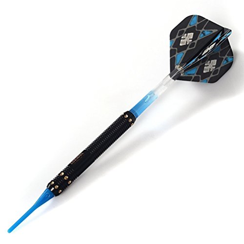 Cuesoul 16 Grams Soft Tip Darts Set With Dart Case - Brass Barrels #TOP1