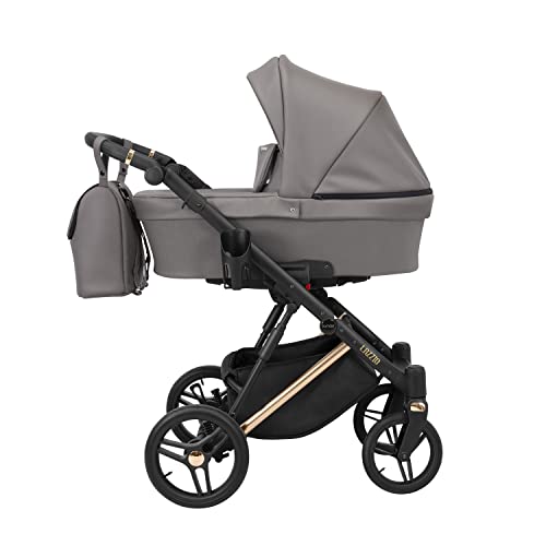 KUNERT Kinderwagen LAZZIO PREMIUM Sportwagen Babywagen Autositz Babyschale Komplettset Kinder Wagen Set 3 in 1