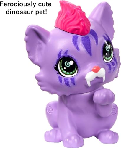 Muñeca Roaralai Cave Club con accesorios y mascota dinosaurio miniatura 4