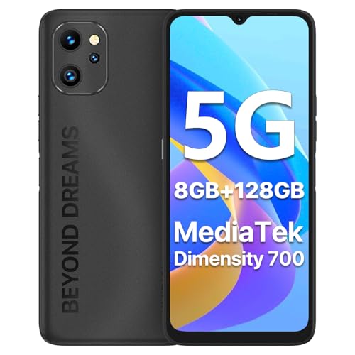 Image of UMIDIGI 5G Unlocked Cell Phone, Global Band, AT&T, Version,T-Mobile, Octa-core 8GB RAM+128GB ROM Android Phone, 6.7 inch HD,48MP AI Triple Camera,5150mAh Battery,18W Fast Charging,GPS,NFC,Warranty