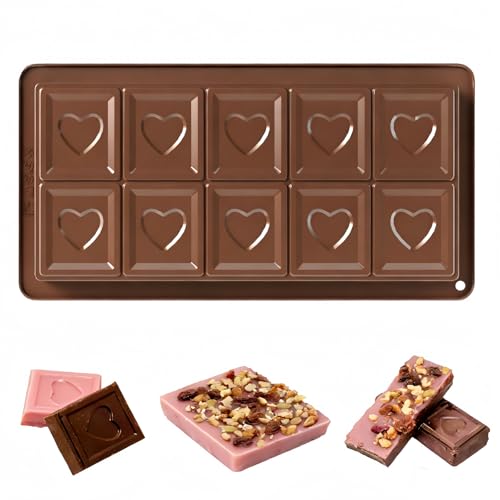 Getrays �h�o�C�`���R���[�g�^ �n�[�g 10�� �V���R�����[���h ���َq�^ �N�b�L�[�^ �ϔM�ϗ� �`���R���[�g���[���h DIY ���ٗp�i �I�[�u�� �①�� �o�����^�C���f�[ �N���X�}�X�p