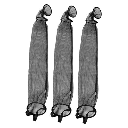 ledmomo 3個折りたたみ式釣りネット 軽量ポータブルメッシュ魚カニエビ捕獲用 収納簡単耐久性 アウトドア釣り愛好家向け多機能折畳み式