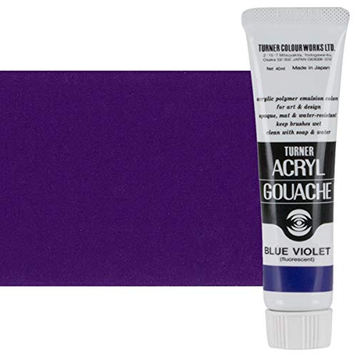 40ml Turner Acrylic Gouache Blue Violet 63