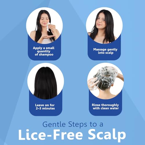 Image of Leeford Lice Removal Shampoo - 50mL (Pack of 3) | Anti Lice & Nits Shampoo | With Neem, Tulsi & Sitaphal Oil | For Kids & Adults | Instant Relief from Itchy Scalp Relief
