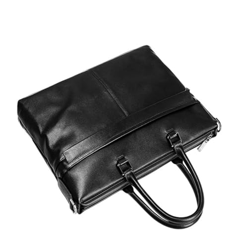 Men's Bags Leather Men's Handbags Cowhide Computer Bag 15.6 Inch Business Large Capacity Briefcase Crossbody Bag2