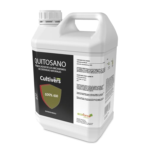 CULTIVERS Quitosano 5 L Activador de mecanismos de defensas de las plantas. Sustancia Básica Ecológico
