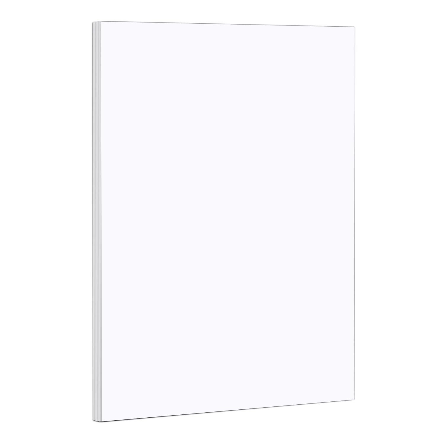 321Done Blank Notepad & Memo Pad, Unlined Writing Pads - 50 Tear-Off Sheets, 5.5x8.5 Notepads, Note Pads, Note Paper, Scratch Pad, Plain White 70 lb Paper, Chipboard Backing, Made in USA โ image 1