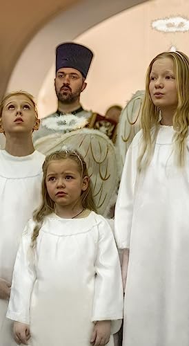 Disfraz de ángel para niñas con halo y túnica miniatura 3