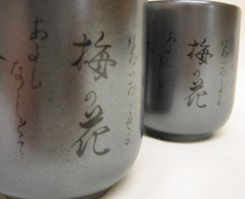 Black Porcelain Tea Set #C4A004