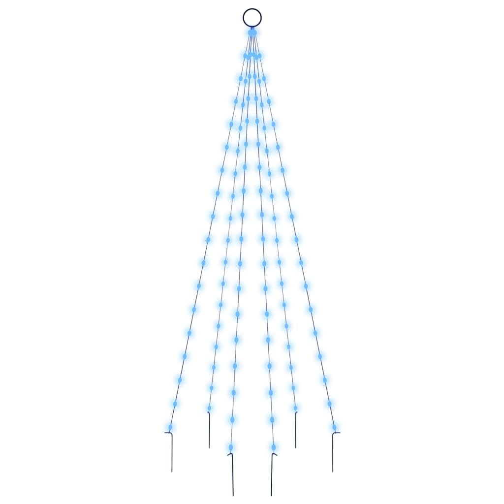 luci halloween a batteria,luci natale fata filo di rame luci,Albero di Natale Pennone Blu 108 LED 180 cmIdeal für Weihnachtsfeiern, Wandambiente