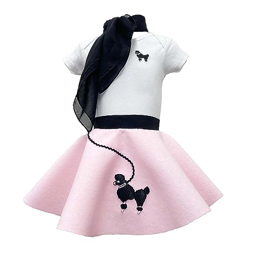 Disfraz infantil 3 piezas falda Poodle 6-12 meses