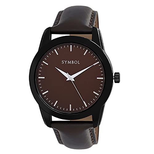 Amazon Brand - Symbol Spring-Summer'21 Analog Brown Dial Men's Watch - AZ-SYM-SS21B-21D