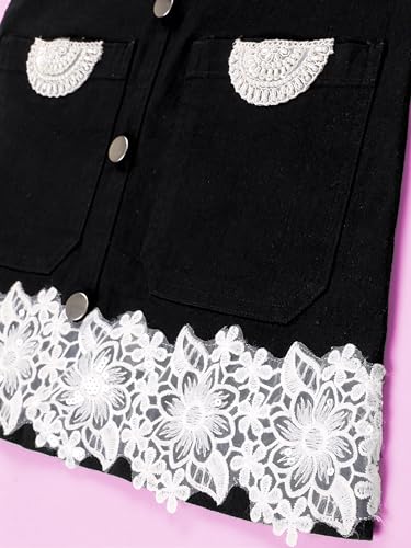 Image of KiddoPanti Girls Denim Dungaree Skirt