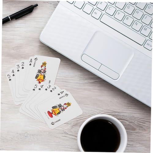 CLISPEED 24 Sätze Miniatur Spielkarten Pack Kleine Spielkarten Lustige Reise Pokerkarten Kompakt für Party Favors Erwachsene und Unterwegs Geeignet Kleine Spiele Geschenkideen – Bild 7