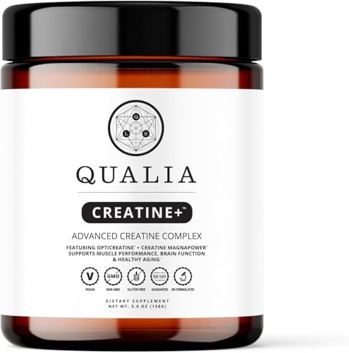 Qualia Creatine | Advanced Creatine Complex | 2 Sources + Magnesium | Optimized Absorption | Muscle...