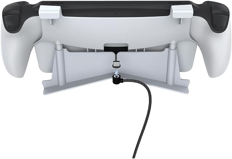Hanging Stand Base For PS5 Portal, Console Side Hanging Hook Bracket Display Stand Storage Hanger Holder on The Host for PS5/PS5 Slim, White