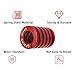 bociloy 2PCS 3D Printer Die Springs 30mm OD 40mm Length, Medium Load Compression Springs, 65Mn Steel Hot Bed Leveling Springs for Industrial Mould Die Spring Set, Red