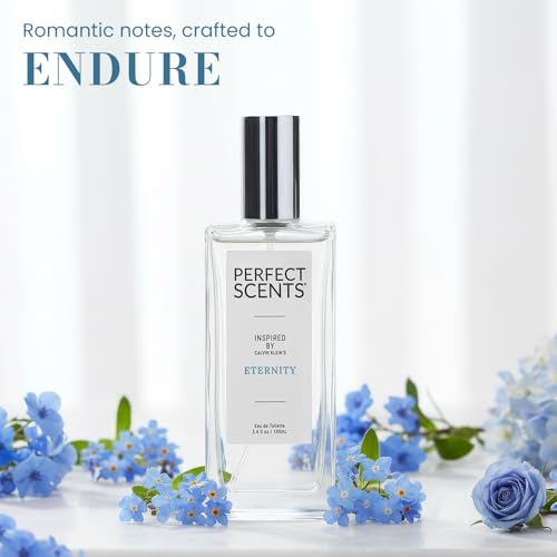 Image of Perfect Scents Fragrances, Inspired by Calvin Klein's Eternity, Women's Eau de Toilette, CLEAN, Vegan, Paraben-Free, Phthalate-Free, Never Tested on Animals, 3.4 Fluid Ounces