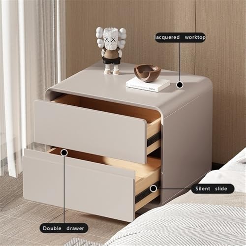 Table de chevet avec tiroir kaki pour optimiser le rangement - 5
