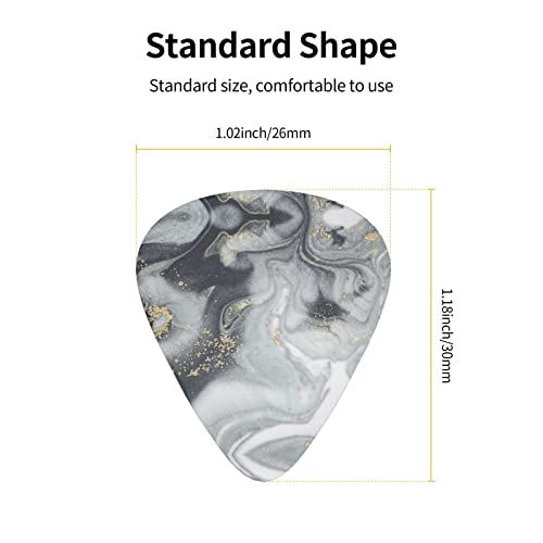 Ensemble de 12 médiators de guitare à rayures en marbre gris pour guitare acoustique, guitare électrique, contrebasse… - Les Beatles, Paul McCartney, John Lennon, RIngo Starr, George Harrison Ensemble de 12 médiators de guitare à rayures en marbre gris pour guitare acoustique, guitare électrique, contrebasse… – Image 5
