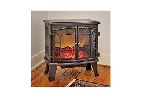Duraflame 950 Bronze Electric Fireplace Stove with Remote Control - DFS-950-6