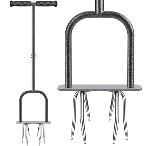 Manual Twist Tiller cultivador de jardín de acero 39'' miniatura 1