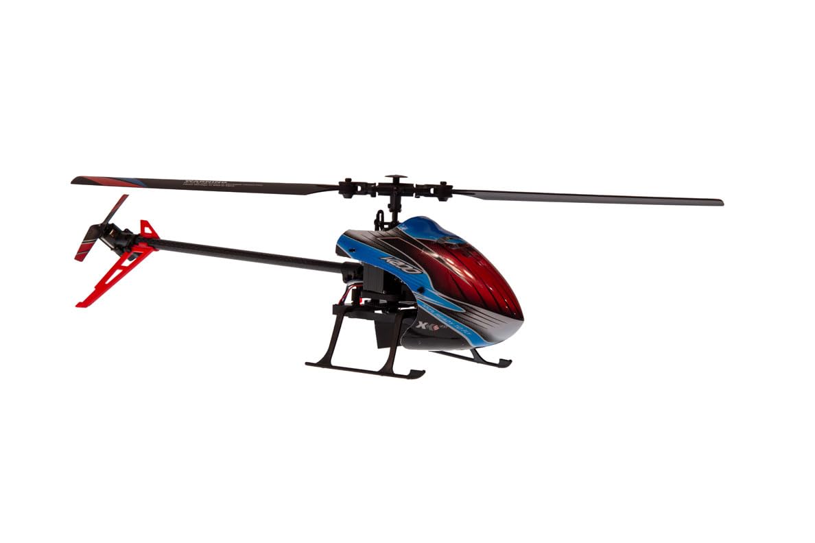 s-idee® WL K200 RC elicottero Rosso Blu 2,4 GHz Giroscopio 6-Axis Elicottero radiocomandato (RC)