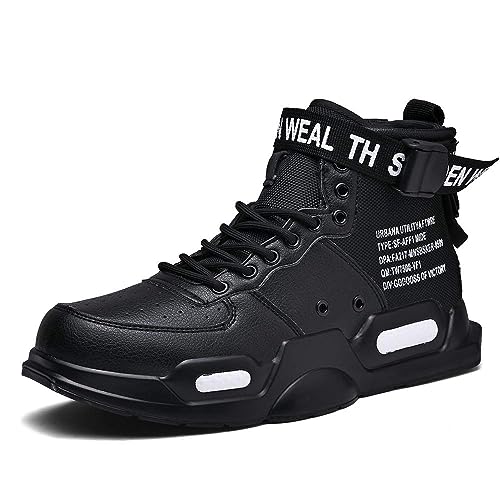 Image of Mens Fashion Sneakers High Top Walking Shoes Sport Athletic Casual Shoe Vogue Stylish Men