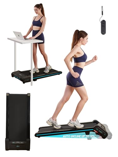 WELMOTIVE Treadmill Auto Incline Walking Pad Underdesk for