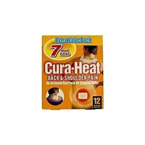 Cura Heat Back & Shoulder Pain - 4-Pack X 2 Cover