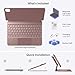 typecase Edge Keyboard Case for iPad Air 11-inch(M3/M2, 2025/2024), iPad Pro 11-inch(4th/3rd/2nd/1st Gen) & iPad Air 10.9-inch 5/4th Gen, Multi-Touch Trackpad, 11-Color Backlight, Rose Pink