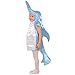 Produktbild NET TOYS Delfin Kostüm Tier Kinderkostüm 110 cm Flipper Tierkostüm Zoo Delphin Faschingskostüm Dolphin Jumpsuit Fisch Mottoparty Karnevalskostüm