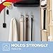 Command Medium Clear Wire Toggle Hooks, 6 Hooks and 8 Command Strips, Damage-Free Hanging Wall Hangers for Hanging Home Decor, Holds up to 2 lb