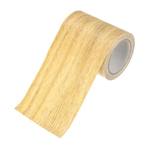 Image of M METERXITY 1-Roll Wood Grain Repair Tape, 2.24in x 15ft Textured Realistic Self-Adhesive Wood Floor Tape Contact Paper for Furniture /Floors /Home [Golden Camel Oak]