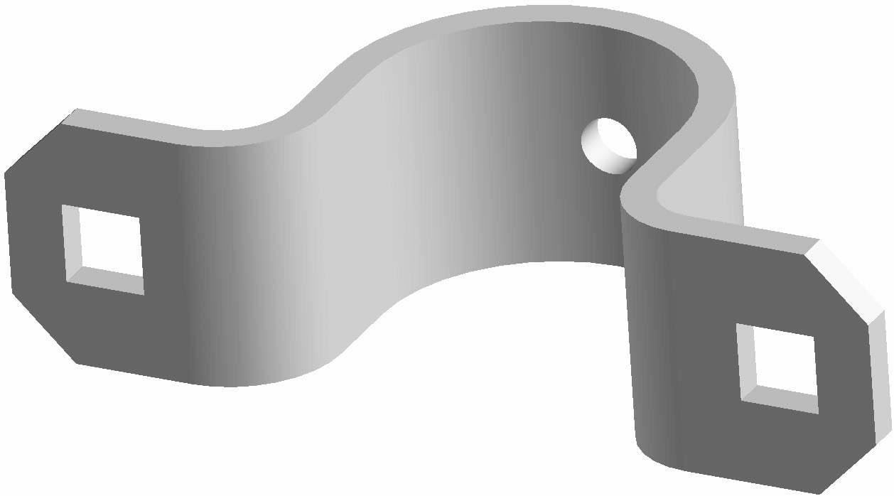 Polaris RZR Steering Bushing Bracket, Upper, Genuine OEM Part 5257028, Qty 1