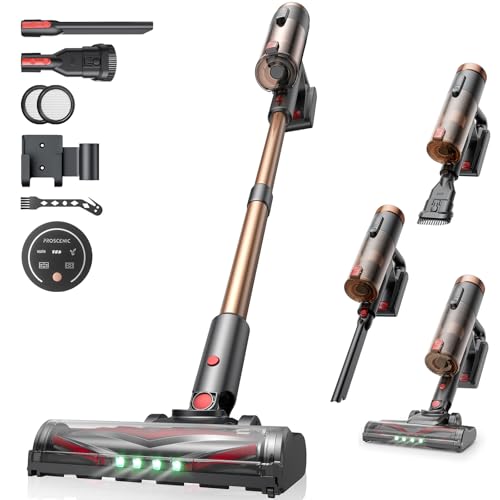 Proscenic P11 Ultra Cordless Vacuum Cleaner, 500W/45Kpa 45Min Sel...