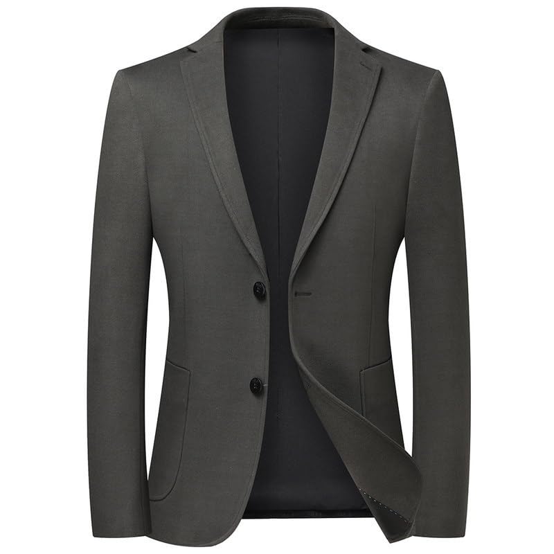 Men's Green Blazers Business Suit Jacket Slim Fit Two Button Casual Sport Coats